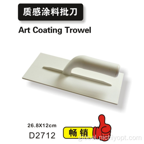 Art Design Plastic Trowel Art Coating Trowel Polygon Transparent Art plastic Trowel Supplier